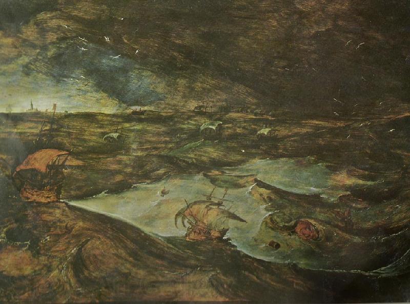 Pieter Bruegel stormen.ofullbordad France oil painting art